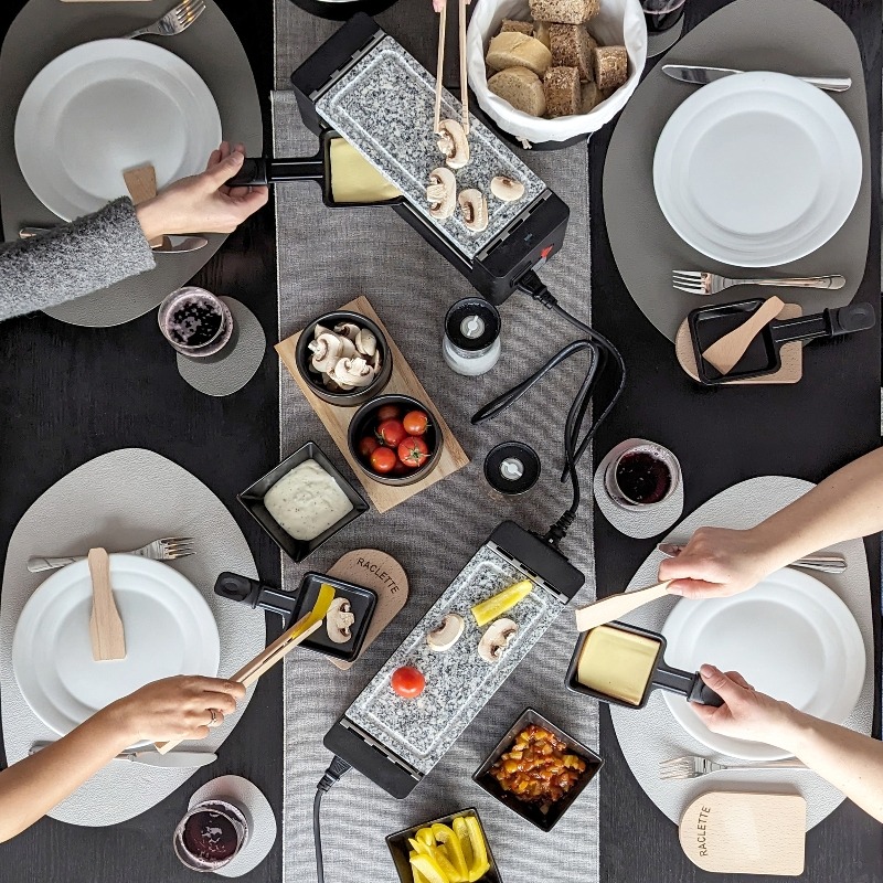 Raclette Plaque de pierre chaude Tomül – Image 4